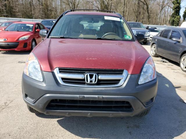 SHSRD78413U106869 - 2003 HONDA CR-V LX RED photo 5