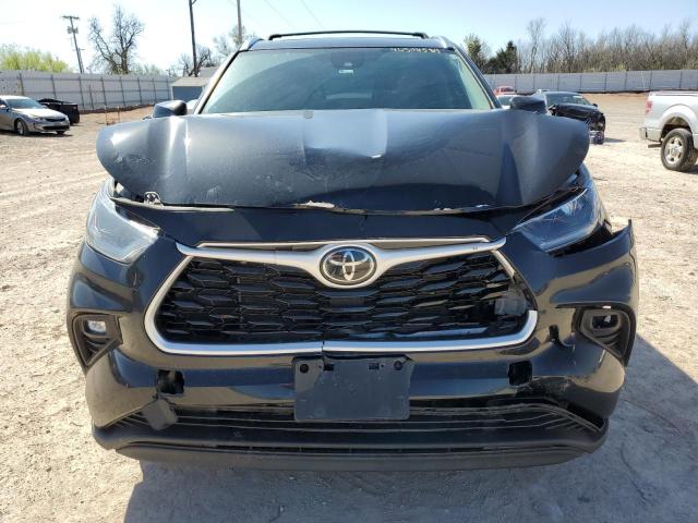 5TDGZRAH1MS058960 - 2021 TOYOTA HIGHLANDER XLE BLACK photo 5