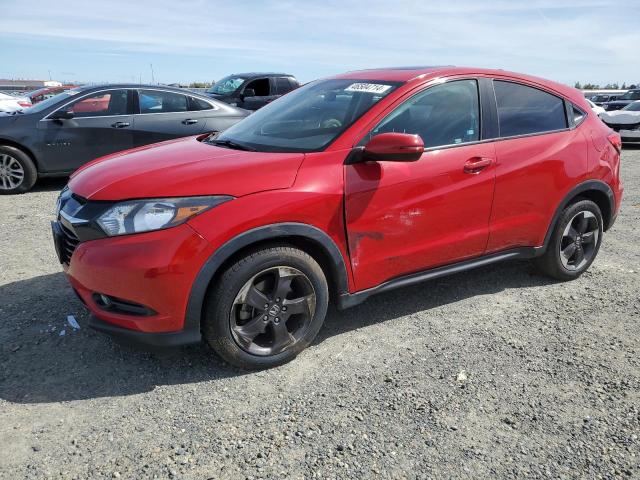 3CZRU5H59JG702835 - 2018 HONDA HR-V EX RED photo 1