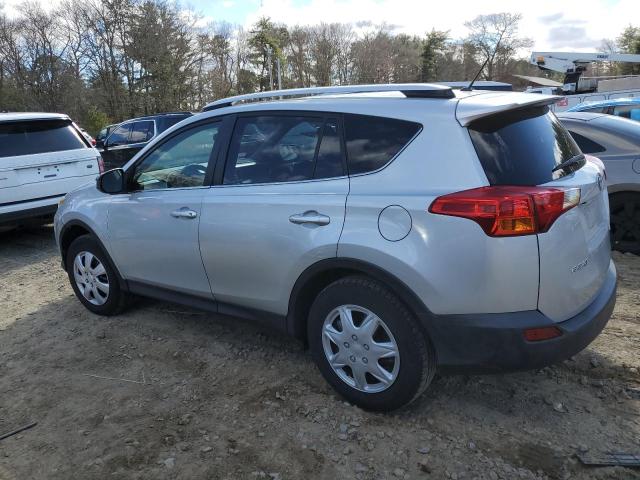 JTMBFREV7EJ002149 - 2014 TOYOTA RAV4 LE SILVER photo 2