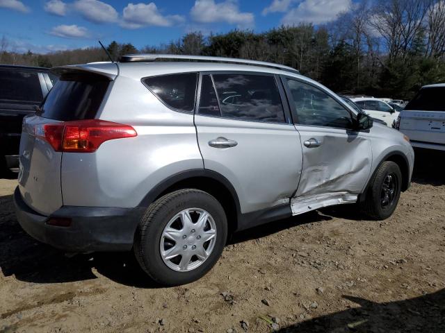 JTMBFREV7EJ002149 - 2014 TOYOTA RAV4 LE SILVER photo 3