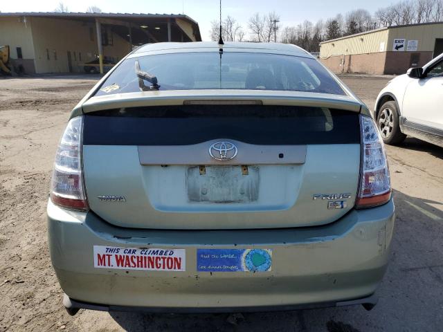 JTDKB20U087711752 - 2008 TOYOTA PRIUS GREEN photo 6