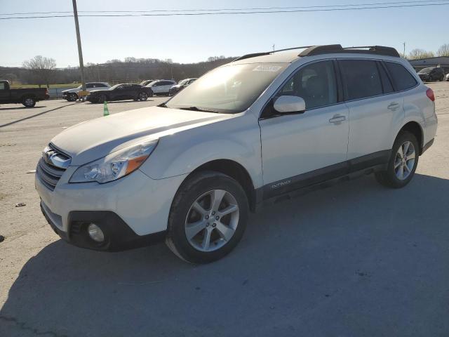 4S4BRBJC1D3256389 - 2013 SUBARU OUTBACK 2.5I LIMITED WHITE photo 1