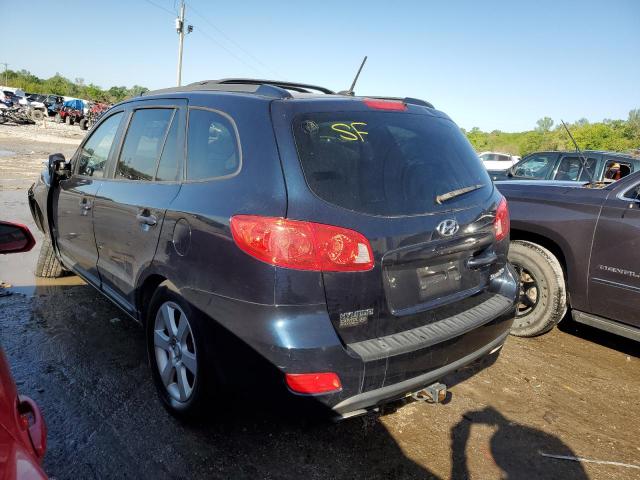 5NMSH13E99H251112 - 2009 HYUNDAI SANTA FE SE BLUE photo 2