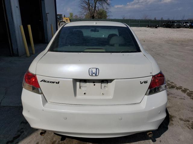 1HGCP36819A034948 - 2009 HONDA ACCORD EXL WHITE photo 6