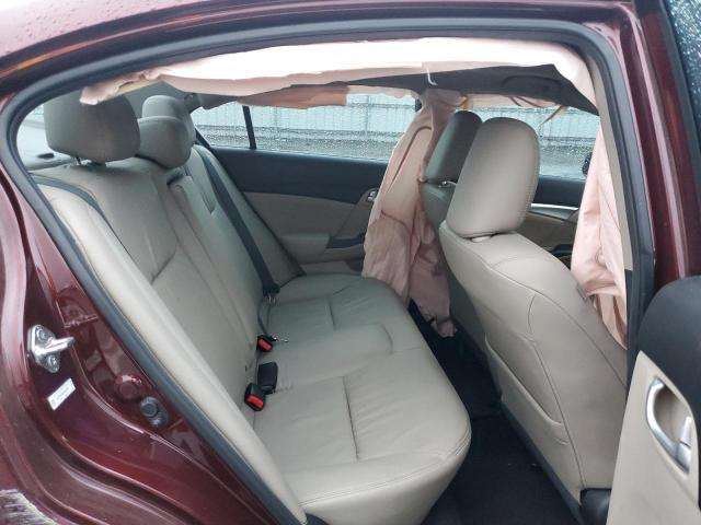 19XFB2F95DE058298 - 2013 HONDA CIVIC EXL 栗色 照片 10