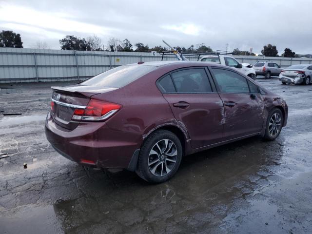 19XFB2F95DE058298 - 2013 HONDA CIVIC EXL 栗色 照片 3