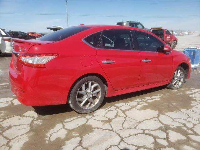 3N1AB7AP0FY344447 - 2015 NISSAN SENTRA S RED photo 3