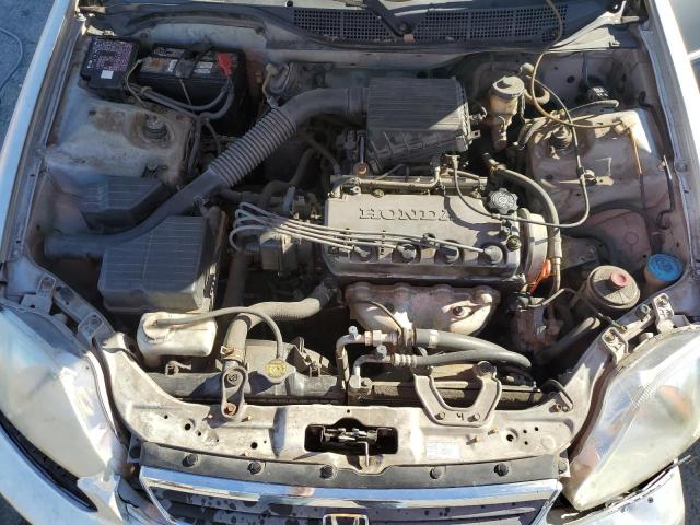 2HGEJ6614YH536447 - 2000 HONDA CIVIC BASE SILVER photo 11