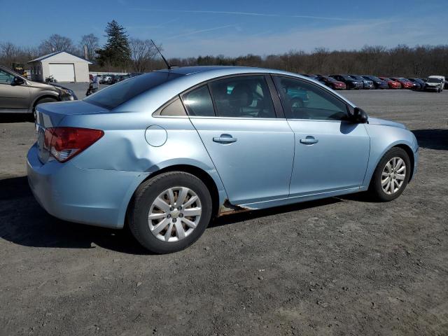 1G1PC5SHXB7272662 - 2011 CHEVROLET CRUZE LS BLUE photo 3