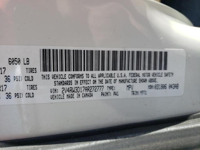 2V4RW3D17AR272777 - 2010 VOLKSWAGEN ROUTAN SE WHITE photo 13