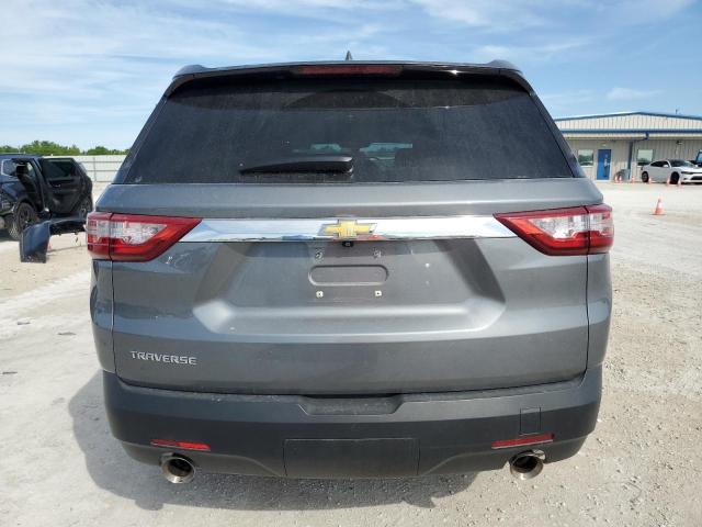 1GNERFKW3MJ226444 - 2021 CHEVROLET TRAVERSE LS GRAY photo 6