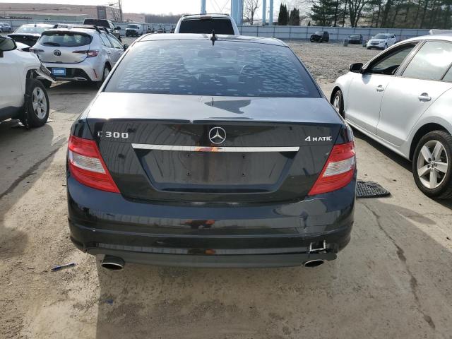 WDDGF8BB3BR142129 - 2011 MERCEDES-BENZ C 300 4MATIC BLACK photo 6