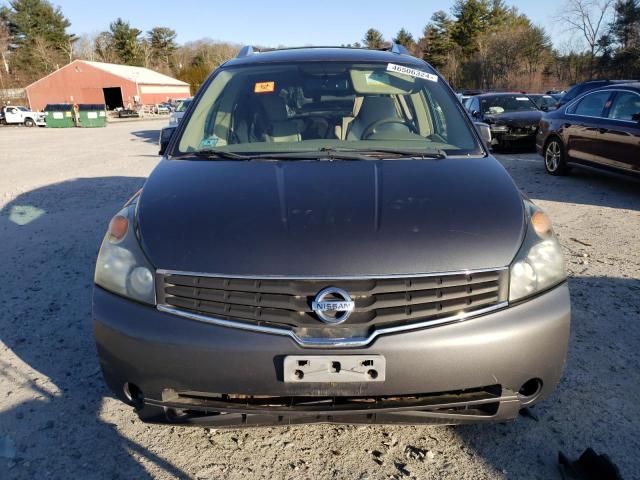 5N1BV28U27N130870 - 2012 NISSAN QUEST S GRAY photo 5