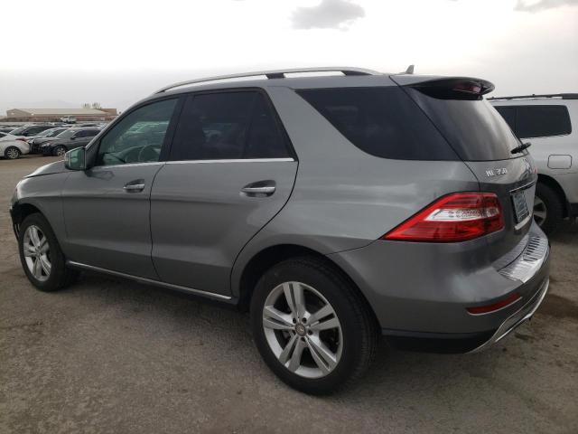 4JGDA5HB6FA568544 - 2015 MERCEDES-BENZ ML 350 4MATIC SILVER photo 2