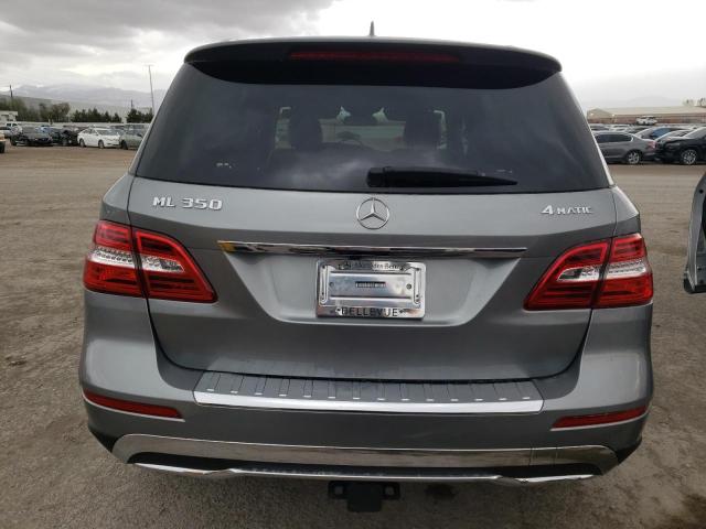 4JGDA5HB6FA568544 - 2015 MERCEDES-BENZ ML 350 4MATIC SILVER photo 6