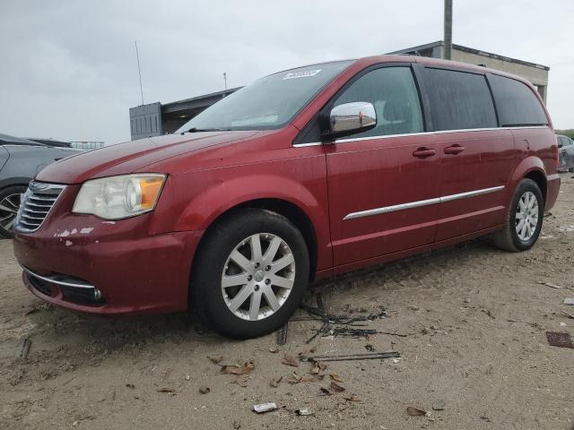 2A4RR8DG4BR712520 - 2011 CHRYSLER TOWN & COU TOURING L RED photo 1