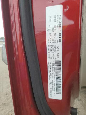 2A4RR8DG4BR712520 - 2011 CHRYSLER TOWN & COU TOURING L RED photo 13