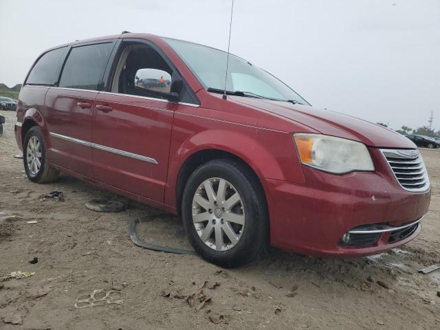 2A4RR8DG4BR712520 - 2011 CHRYSLER TOWN & COU TOURING L RED photo 4