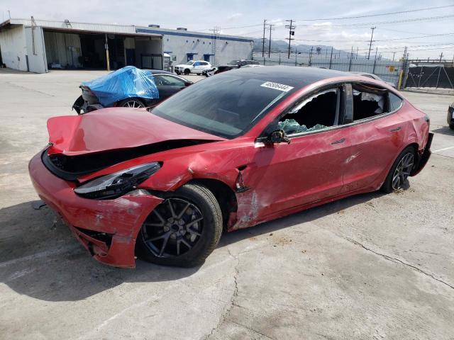 5YJ3E1EA7PF688080 - 2023 TESLA MODEL 3 RED photo 1