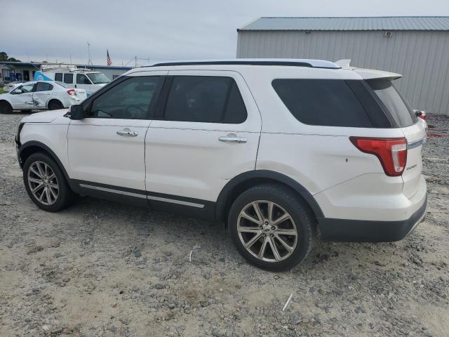 1FM5K7FH8HGA97579 - 2017 FORD EXPLORER LIMITED WHITE photo 2