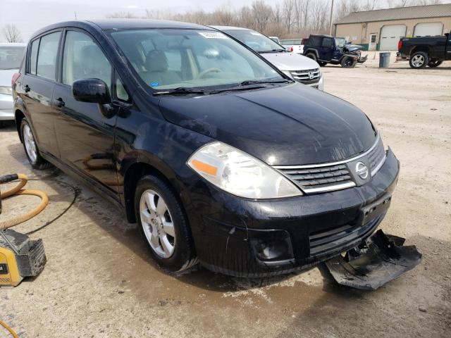 3N1BC13E97L449609 - 2007 NISSAN VERSA S BLACK photo 4