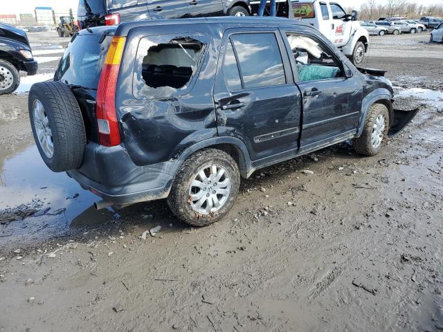 JHLRD78945C044776 - 2005 HONDA CR-V SE BLACK photo 3