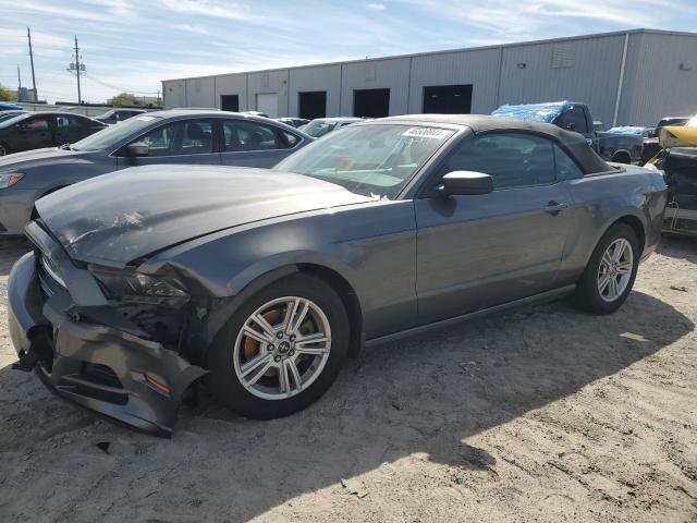 1ZVBP8EM6E5242958 - 2014 FORD MUSTANG GRAY photo 1