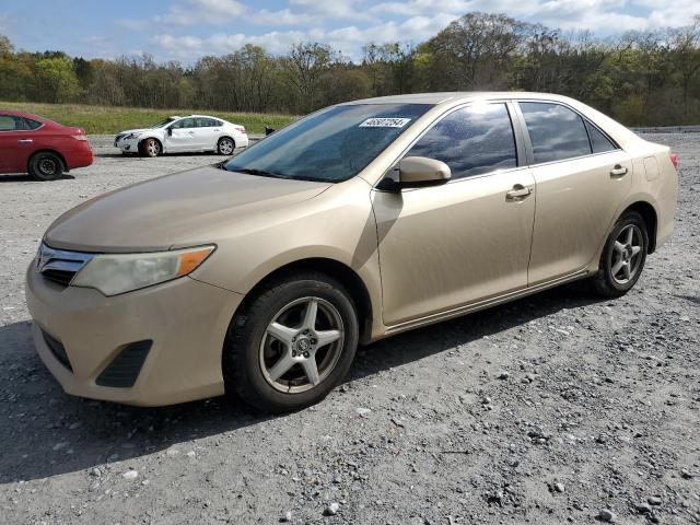 4T1BF1FK4CU024462 - 2012 TOYOTA CAMRY BASE GOLD photo 1
