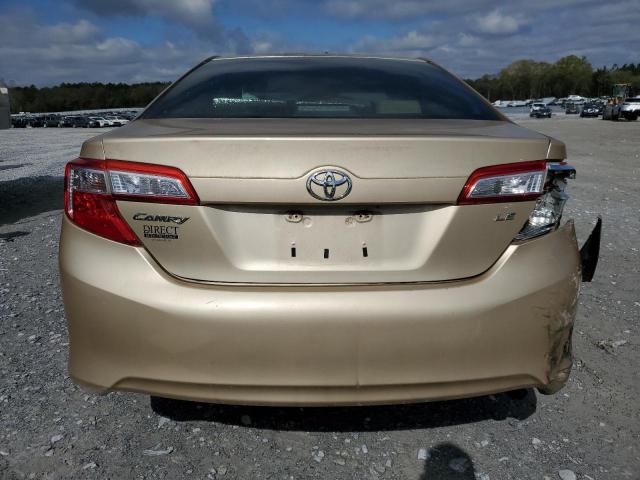 4T1BF1FK4CU024462 - 2012 TOYOTA CAMRY BASE GOLD photo 6
