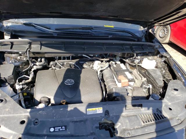 5TDGZRBH6NS573551 - 2022 TOYOTA HIGHLANDER XLE BLACK photo 12