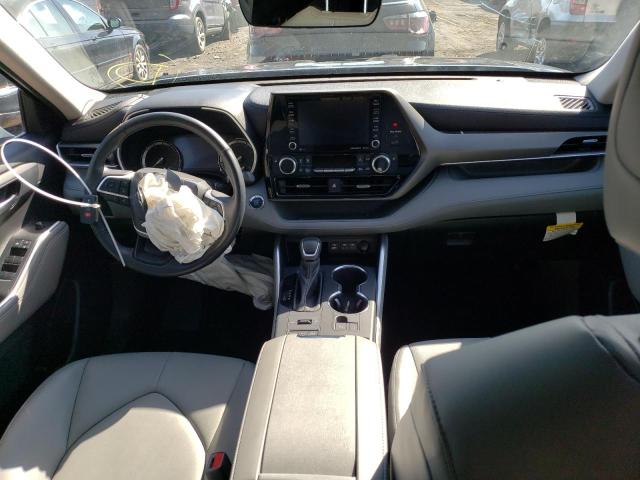 5TDGZRBH6NS573551 - 2022 TOYOTA HIGHLANDER XLE BLACK photo 8