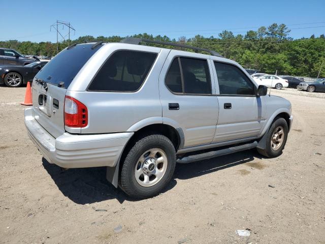 4S2CK58W534303077 - 2003 ISUZU RODEO S SILVER photo 3