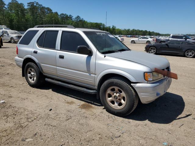 4S2CK58W534303077 - 2003 ISUZU RODEO S SILVER photo 4