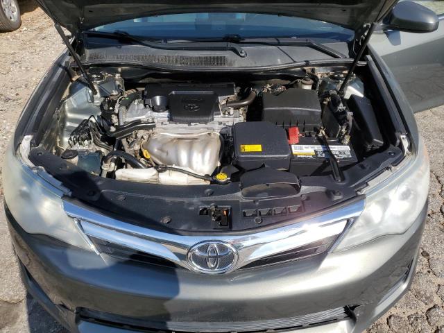 4T1BF1FK6CU507337 - 2012 TOYOTA CAMRY BASE GRAY photo 11