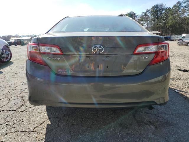 4T1BF1FK6CU507337 - 2012 TOYOTA CAMRY BASE GRAY photo 6