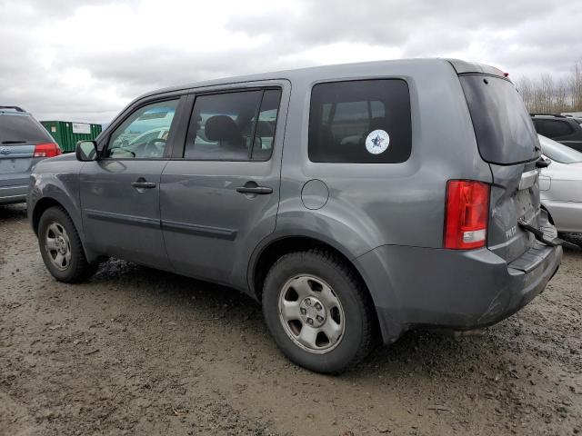 5FNYF4H29AB007952 - 2010 HONDA PILOT LX CHARCOAL photo 2