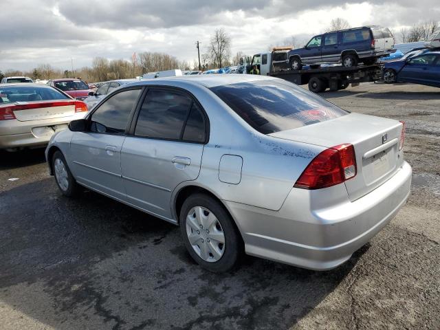 2HGES16685H518735 - 2005 HONDA CIVIC LX GRAY photo 2