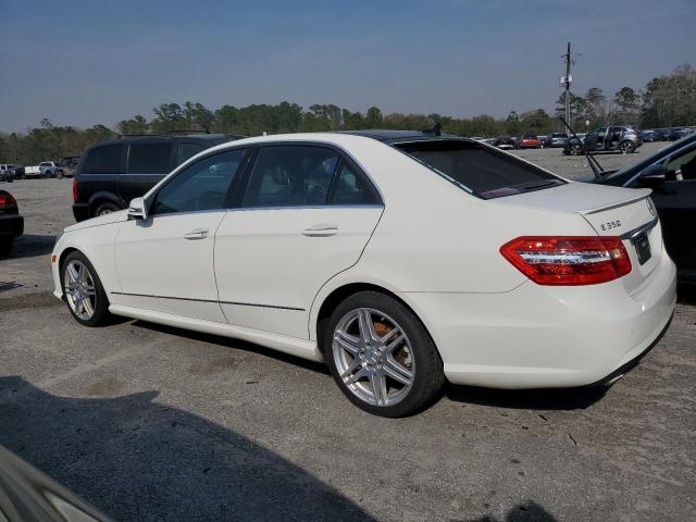 WDDHF8HB2BA295532 - 2011 MERCEDES-BENZ E 350 4MATIC WHITE photo 2