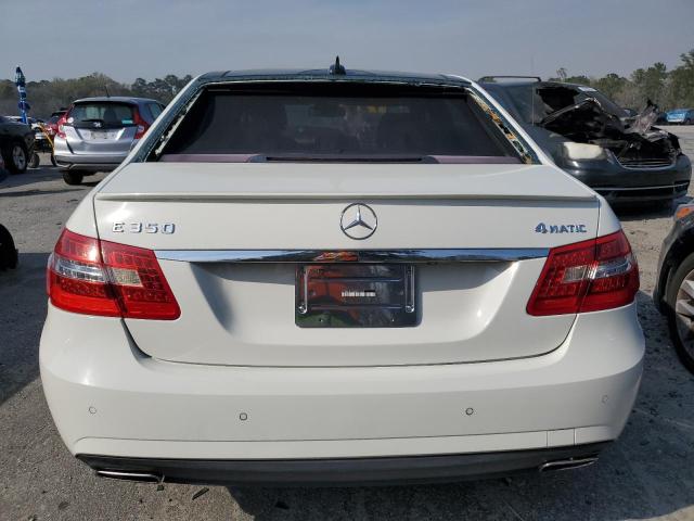 WDDHF8HB2BA295532 - 2011 MERCEDES-BENZ E 350 4MATIC WHITE photo 6