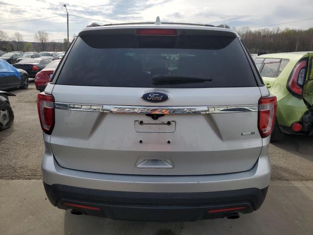 1FM5K8B86GGB50936 - 2016 FORD EXPLORER SILVER photo 6