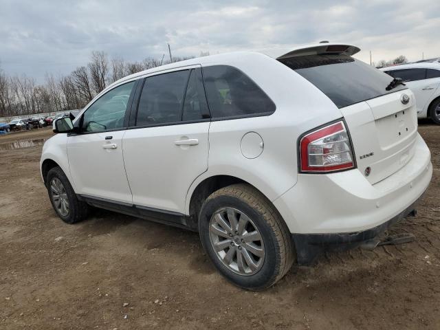 2FMDK3JC2ABB57899 - 2010 FORD EDGE SEL WHITE photo 2