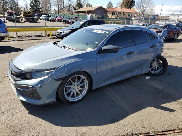 SHHFK7H80LU408526 - 2020 HONDA CIVIC EXL GRAY photo 1