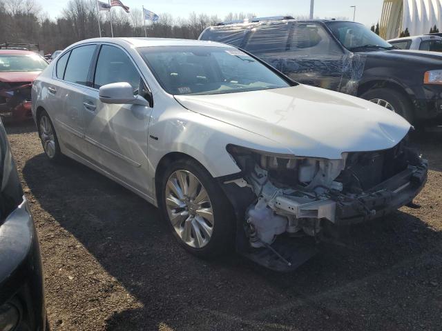 JH4KC2F92EC800014 - 2014 ACURA RLX SPORT HYBRID ADVANCE WHITE photo 4