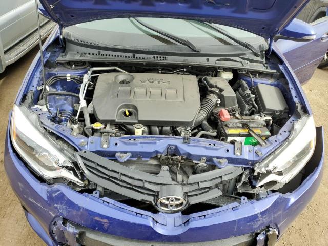 5YFBURHE0FP296783 - 2015 TOYOTA COROLLA L BLUE photo 11