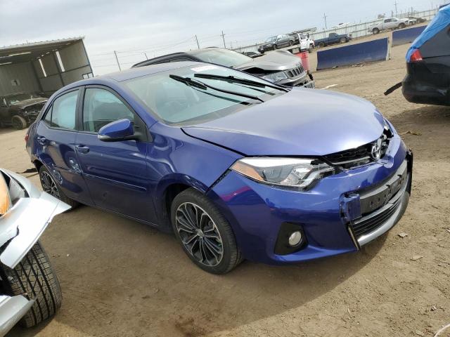 5YFBURHE0FP296783 - 2015 TOYOTA COROLLA L BLUE photo 4