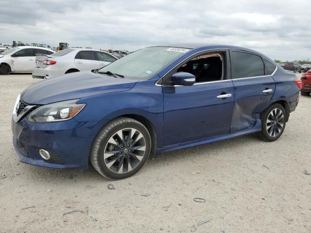 3N1AB7AP7KY333973 - 2019 NISSAN SENTRA S BLUE photo 1