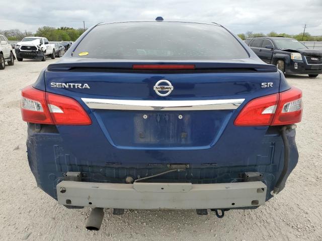 3N1AB7AP7KY333973 - 2019 NISSAN SENTRA S BLUE photo 6