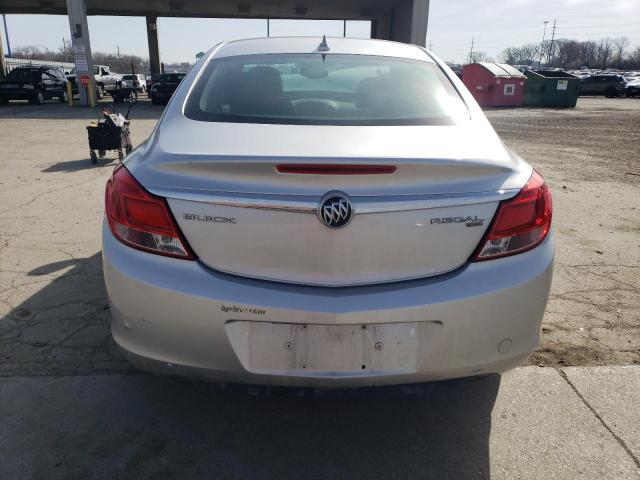 W04GP5EC5B1025073 - 2011 BUICK REGAL CXL SILVER photo 6