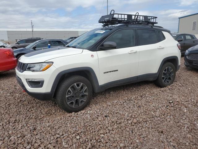 3C4NJDDB5KT653029 - 2019 JEEP COMPASS TRAILHAWK WHITE photo 1